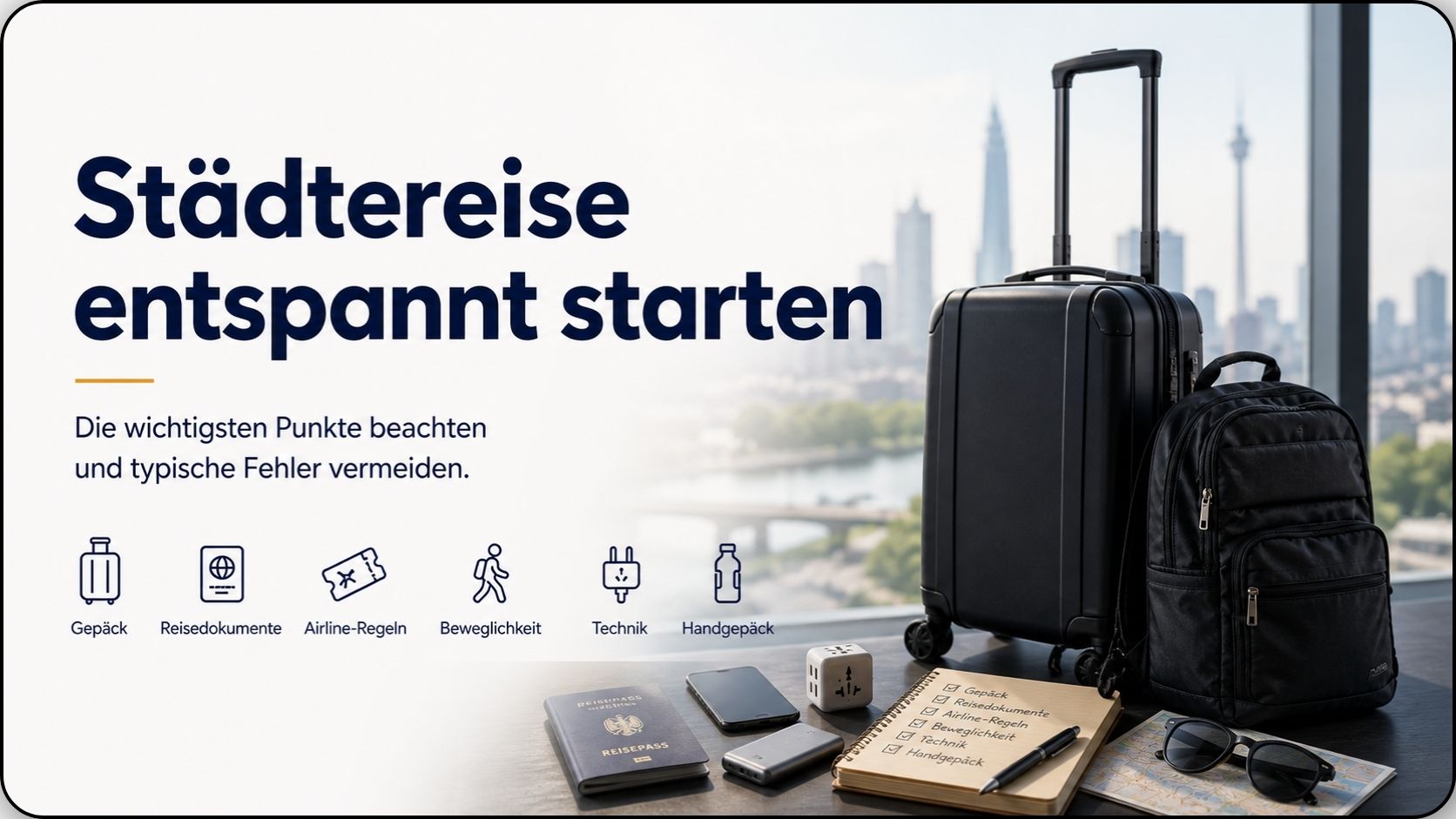 🏙️ Städtereise planen: So vermeiden Sie typische Fehler und reisen entspannter